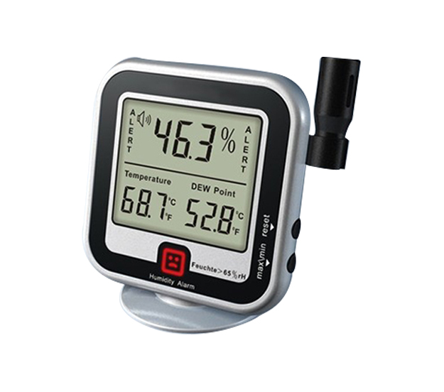 AMT-123 Humidity Alert and Thermometer,Dew Meter