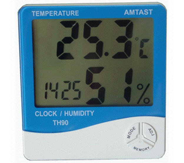 TH90 Thermometer Hygro and Clock