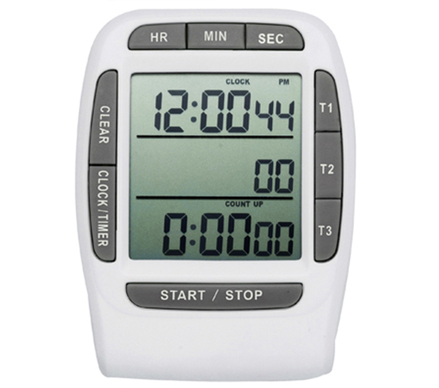 AMT204 Digital 3 Channel Timer Clock and Stopwatch