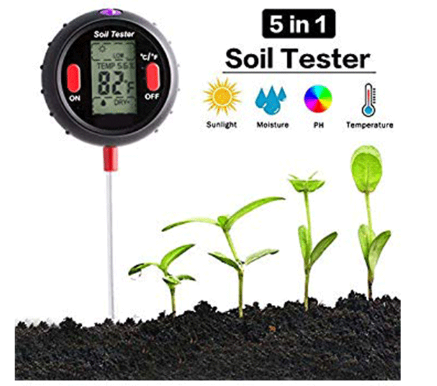 5 in 1 Soil Tester Soil Test Meter ETP308