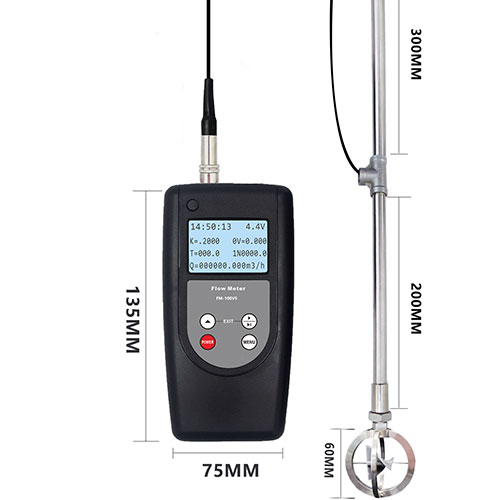 FM-100V5 Portable flow meter